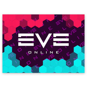 Поздравительная открытка с принтом EVE ONLINE / ИВ ОНЛАЙН в Тюмени, 100% бумага | плотность бумаги 280 г/м2, матовая, на обратной стороне линовка и место для марки
 | echo | echoes | eve | game | games | logo | online | space | ев онлайн | ев эхо | еве | ив онлайн | ив эхо | игра | игры | космос | лого | логотип | логотипы | онлайн | символ | символы | эхо | эхос