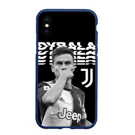 Чехол для iPhone XS Max матовый с принтом Paulo Dybala в Тюмени, Силикон | Область печати: задняя сторона чехла, без боковых панелей | Тематика изображения на принте: дибала | знаменитости | пауло дибала | футболист | ювентус