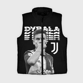 Женский жилет утепленный 3D с принтом Paulo Dybala в Тюмени,  |  | дибала | знаменитости | пауло дибала | футболист | ювентус