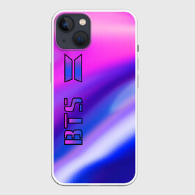 Чехол для iPhone 13 с принтом BTS Gradient в Тюмени,  |  | boys | bts | music | pop | rm | бабочка | бойбенд | бтс | волны | гламур | градиент | группа | девочкам | девушкам | корея | красочный | крылья | лого | мальчики | молодежные | музыка | музыкальные | неоновый | парни