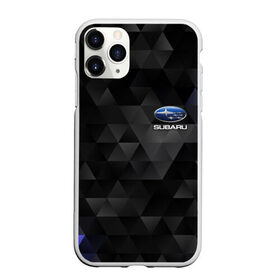 Чехол для iPhone 11 Pro Max матовый с принтом SUBARU в Тюмени, Силикон |  | subaru | авто | автомобиль | логотип | марка | машина | надпись | субару | текстура