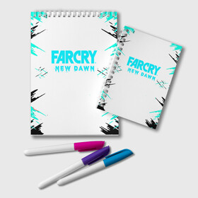 Блокнот с принтом Far Cry в Тюмени, 100% бумага | 48 листов, плотность листов — 60 г/м2, плотность картонной обложки — 250 г/м2. Листы скреплены удобной пружинной спиралью. Цвет линий — светло-серый
 | Тематика изображения на принте: 1080p | evolution | far | far cry | far cry 1 | far cry 2019 | far cry 3 | far cry 4 | far cry 5 | far cry 6 | far cry new dawn | far cry primal | gameplay | pc | ubisoft | ваас | прохождение