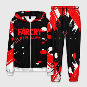 Мужской костюм 3D с принтом Far Cry в Тюмени, 100% полиэстер | Манжеты и пояс оформлены тканевой резинкой, двухслойный капюшон со шнурком для регулировки, карманы спереди | 1080p | evolution | far | far cry | far cry 1 | far cry 2019 | far cry 3 | far cry 4 | far cry 5 | far cry 6 | far cry new dawn | far cry primal | gameplay | pc | ubisoft | ваас | прохождение