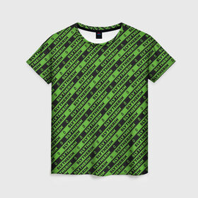 Женская футболка 3D с принтом Слизерин паттерн в Тюмени, 100% полиэфир ( синтетическое хлопкоподобное полотно) | прямой крой, круглый вырез горловины, длина до линии бедер | harry potter | slytherin | vdzabma | гарри поттер | слизерин