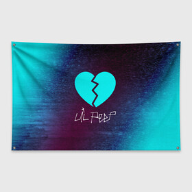 Флаг-баннер с принтом LIL PEEP ЛИЛ ПИП в Тюмени, 100% полиэстер | размер 67 х 109 см, плотность ткани — 95 г/м2; по краям флага есть четыре люверса для крепления | beautiful | daddy | heart | life | lil | lilpeep | music | peep | rap | rapper | rip | tattoo | лил | лилпип | литл | лого | музыка | папочка | пип | рип | рожица | рэп | рэпер | рэперы | сердечко | сердце | символ | тату | татуировки