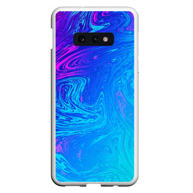 Чехол для Samsung S10E с принтом BACKGROUND IN NEON в Тюмени, Силикон | Область печати: задняя сторона чехла, без боковых панелей | Тематика изображения на принте: abstraction | geometry | neon | optic | optical | pattern | visual | абстракция | геометрия | линии | неон | оптический узор | психоделика | текстуры | узор