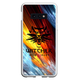 Чехол для Samsung S10E с принтом The Witcher Ведьмак Logo в Тюмени, Силикон | Область печати: задняя сторона чехла, без боковых панелей | cd projekt red | ciri | game | geralt | geralt of rivia | gwynbleidd | the witcher | the witcher 3: wild hunt | ведьмак | ведьмак 3: дикая охота | геральт | геральт из ривии | цири | цирилла