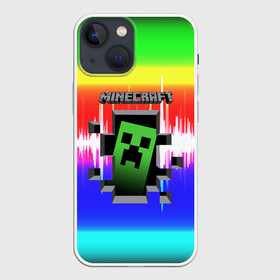 Чехол для iPhone 13 mini с принтом Minecraft (S) в Тюмени,  |  | craft | creeper | dungeon | dungeons | earth | game | logo | mine | minecraft | minecraft dungeons | mobile | online | дунгеонс | земля | зомби | игра | крипер | лого | майкрафт | майнкрафт | онлайн | подземелье