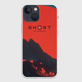 Чехол для iPhone 13 mini с принтом Ghost of Tsushima в Тюмени,  |  | ghost of tsushima | горы | игра | природа | рисунок