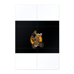 Магнитный плакат 2Х3 с принтом BMX в Тюмени, Полимерный материал с магнитным слоем | 6 деталей размером 9*9 см | bicycle | bmx | skull | sport | x games | велик | велосипед | велоспорт | скелет | череп | экстремальный спорт