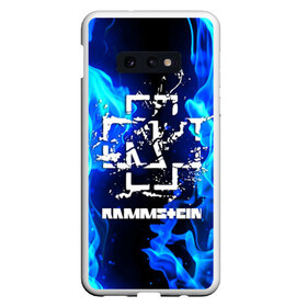 Чехол для Samsung S10E с принтом RAMMSTEIN в Тюмени, Силикон | Область печати: задняя сторона чехла, без боковых панелей | amerika | art | germany | logo | rammstein | rock | till lindemann | арт | германия | группа | логотип | музыка | немецкая группа | немцы | песня | раммштайн | рамштайн | рок