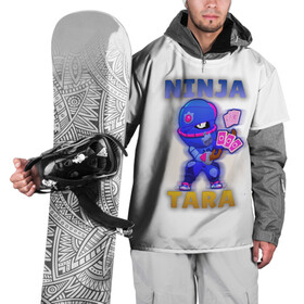 Накидка на куртку 3D с принтом Ниндзя Тара Бравл Старс (BS) в Тюмени, 100% полиэстер |  | brawl stars | brawler | tara | бравл старс | бравлер | тара