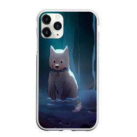 Чехол для iPhone 11 Pro Max матовый с принтом Одинокий пес в озере слез в Тюмени, Силикон |  | вода | животные | зверек | одинокий | одиночество | озеро | пес | слезы | собака | щенок