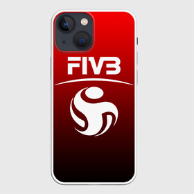 Чехол для iPhone 13 mini с принтом FIVB ВОЛЕЙБОЛ в Тюмени,  |  | fivb | voleybal | volleyball | волебол | волейбол | волейбола | волейболист | волейболистка | воллейбол | международная | федерация | фивб