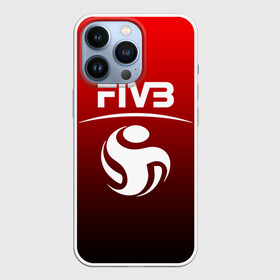 Чехол для iPhone 13 Pro с принтом FIVB ВОЛЕЙБОЛ в Тюмени,  |  | fivb | voleybal | volleyball | волебол | волейбол | волейбола | волейболист | волейболистка | воллейбол | международная | федерация | фивб