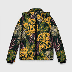 Зимняя куртка для мальчиков 3D с принтом Тропический лес в Тюмени, ткань верха — 100% полиэстер; подклад — 100% полиэстер, утеплитель — 100% полиэстер | длина ниже бедра, удлиненная спинка, воротник стойка и отстегивающийся капюшон. Есть боковые карманы с листочкой на кнопках, утяжки по низу изделия и внутренний карман на молнии. 

Предусмотрены светоотражающий принт на спинке, радужный светоотражающий элемент на пуллере молнии и на резинке для утяжки | 3d | flowers | forest | hawaii | leaf | leafs | palm | palms | summer | travel | tropical | vacation | гаваи | гавайи | гавайка | гавайская | лес | лето | листики | листки | листья | отпуск | пальма | пальмы | путешествия | рисунок | трехмерная 