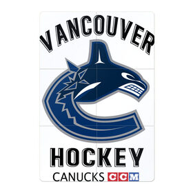 Магнитный плакат 2Х3 с принтом VANCOUVER CANUCKS NHL в Тюмени, Полимерный материал с магнитным слоем | 6 деталей размером 9*9 см | Тематика изображения на принте: canada | canucks | hockey | nhl | sport | usa | vancouver | акула | ванкувер | канада | кэнакс | логотип | нхл | спорт | хоккей | челюсти