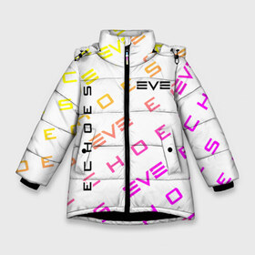 Зимняя куртка для девочек 3D с принтом EVE ECHOES ИВ ЭХО в Тюмени, ткань верха — 100% полиэстер; подклад — 100% полиэстер, утеплитель — 100% полиэстер. | длина ниже бедра, удлиненная спинка, воротник стойка и отстегивающийся капюшон. Есть боковые карманы с листочкой на кнопках, утяжки по низу изделия и внутренний карман на молнии. 

Предусмотрены светоотражающий принт на спинке, радужный светоотражающий элемент на пуллере молнии и на резинке для утяжки. | echo | echoes | eve | game | games | logo | online | space | ев онлайн | ев эхо | еве | ив онлайн | ив эхо | игра | игры | космос | лого | логотип | логотипы | онлайн | символ | символы | эхо | эхос
