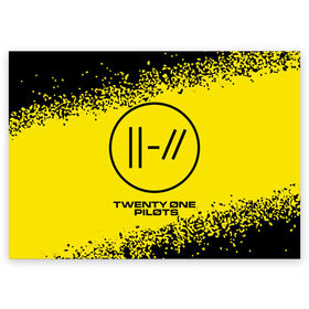 Поздравительная открытка с принтом TWENTY ONE PILOTS / 21 PILOTS в Тюмени, 100% бумага | плотность бумаги 280 г/м2, матовая, на обратной стороне линовка и место для марки
 | logo | music | one | pilots | rock | symbol | top | twenty | twentyonepilots | ван | группа | лого | логотип | логотипы | музыка | пилотс | рок | символ | символы | твенти | топ