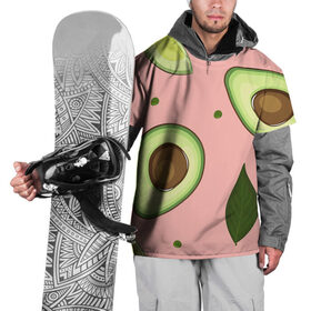 Накидка на куртку 3D с принтом Авокадо в Тюмени, 100% полиэстер |  | Тематика изображения на принте: 