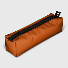 Пенал 3D с принтом Радуга v6 - оранжевый в Тюмени, 100% полиэстер | плотная ткань, застежка на молнии | без дизайна | без картинки | одноцветные | оранжевый