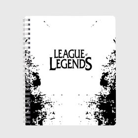 Тетрадь с принтом League of legends в Тюмени, 100% бумага | 48 листов, плотность листов — 60 г/м2, плотность картонной обложки — 250 г/м2. Листы скреплены сбоку удобной пружинной спиралью. Уголки страниц и обложки скругленные. Цвет линий — светло-серый
 | best | build | bunnyfufuu | league | league of legends | league of legends pro guides | lol | lol montage | moba | offiners | proguides | riot | riot games | stream highlights | лига легенд | лол | оффинерс