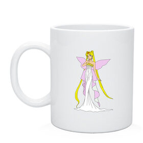 Кружка с принтом Sailor Moon/Серенити в Тюмени, керамика | объем — 330 мл, диаметр — 80 мм. Принт наносится на бока кружки, можно сделать два разных изображения | Тематика изображения на принте: bunny | luna | princess | serenity | stars | usagi | wings | ангел | волосы | девушка | детям | звездная | звезды | королева | корона | крылья | луна | любовь | малышка | марс | радуга | сейлор мун | токио | усаги цукино | школьные 