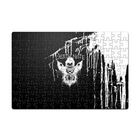 Пазл магнитный 126 элементов с принтом Death Note в Тюмени, полимерный материал с магнитным слоем | 126 деталей, размер изделия —  180*270 мм | 
