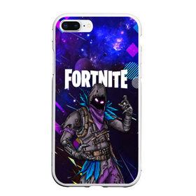 Чехол для iPhone 7Plus/8 Plus матовый с принтом FORTNITE x RAVEN в Тюмени, Силикон | Область печати: задняя сторона чехла, без боковых панелей | Тематика изображения на принте: 2019 | battle royale | chapter 2 | epic games | fortnite | game | season x | zombie | зомби | фортнайт