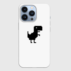 Чехол для iPhone 13 Pro с принтом Google динозаврик в Тюмени,  |  | Тематика изображения на принте: dino | dinomax | googledino | дино | динозавр | потерялся
