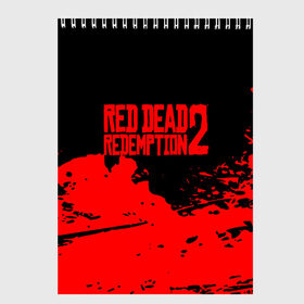 Скетчбук с принтом RED DEAD REDEMPTION 2 в Тюмени, 100% бумага
 | 48 листов, плотность листов — 100 г/м2, плотность картонной обложки — 250 г/м2. Листы скреплены сверху удобной пружинной спиралью | rdr 2 | rdr2 | rdr2 pc | red dead 2 | red dead online | red dead redemption | red dead redemption 2 | red dead redemption 2 gameplay | red dead redemption 2 pc | western