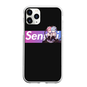 Чехол для iPhone 11 Pro матовый с принтом ReZero в Тюмени, Силикон |  | anime | glitch | japan | ram | re | rem | rezero | senpai | subaru | waifu | zero | анимация | аниме | вайфу | глитч | глич | мультсериал | мультфильм | семпай | сенпай | сериал | япония