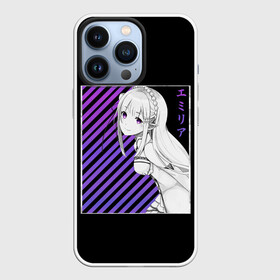 Чехол для iPhone 13 Pro с принтом Re:Zero в Тюмени,  |  | anime | glitch | japan | ram | re | rem | rezero | senpai | subaru | waifu | zero | анимация | аниме | вайфу | глитч | глич | мультсериал | мультфильм | семпай | сенпай | сериал | япония