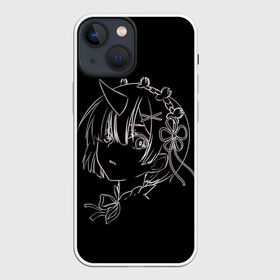 Чехол для iPhone 13 mini с принтом Re:Zero в Тюмени,  |  | anime | glitch | japan | ram | re | rem | rezero | senpai | subaru | waifu | zero | анимация | аниме | вайфу | глитч | глич | мультсериал | мультфильм | семпай | сенпай | сериал | япония