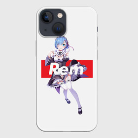 Чехол для iPhone 13 mini с принтом Re:Zero в Тюмени,  |  | anime | glitch | japan | ram | re | rem | rezero | senpai | subaru | waifu | zero | анимация | аниме | вайфу | глитч | глич | мультсериал | мультфильм | семпай | сенпай | сериал | япония