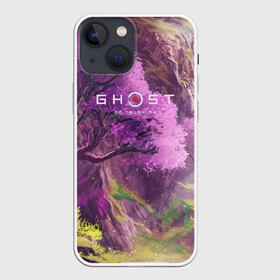 Чехол для iPhone 13 mini с принтом Ghost of Tsushima в Тюмени,  |  | ghost of tsushima | игра | лес | природа | рисунок
