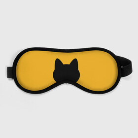 Маска для сна 3D с принтом Мордочка коти в Тюмени, внешний слой — 100% полиэфир, внутренний слой — 100% хлопок, между ними — поролон |  | арт | вектор | кот | котёнок | кошка | оранжевый | рисунок | силуэт | тёмный | чёрный