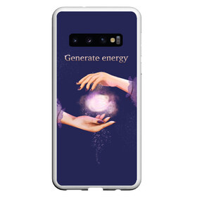 Чехол для Samsung Galaxy S10 с принтом Генерация энергии в Тюмени, Силикон | Область печати: задняя сторона чехла, без боковых панелей | волшебство | йога | магия | медитация | сила | эзотерика | энергия