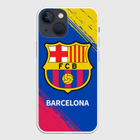 Чехол для iPhone 13 mini с принтом BARCELONA   БАРСЕЛОНА в Тюмени,  |  | barca | barcelona | barsa | barselona | fcb | logo | messi | барса | барселона | знак | клуб | лого | логотип | логотипы | месси | символ | символы | футбол | футбольная | футбольный