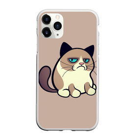 Чехол для iPhone 11 Pro матовый с принтом Великий Grumpy Cat в Тюмени, Силикон |  | Тематика изображения на принте: grumpy cat | арт | кот | кот grumpy cat | котёнок | кошка | недовольный кот | рисунок