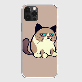 Чехол для iPhone 12 Pro Max с принтом Великий Grumpy Cat в Тюмени, Силикон |  | Тематика изображения на принте: grumpy cat | арт | кот | кот grumpy cat | котёнок | кошка | недовольный кот | рисунок