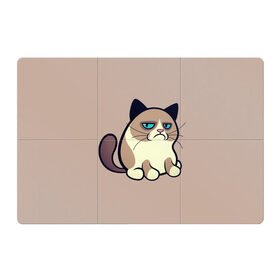 Магнитный плакат 3Х2 с принтом Великий Grumpy Cat в Тюмени, Полимерный материал с магнитным слоем | 6 деталей размером 9*9 см | Тематика изображения на принте: grumpy cat | арт | кот | кот grumpy cat | котёнок | кошка | недовольный кот | рисунок