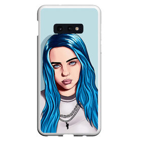 Чехол для Samsung S10E с принтом Билли Айлиш / Billie Eilish в Тюмени, Силикон | Область печати: задняя сторона чехла, без боковых панелей | Тематика изображения на принте: 