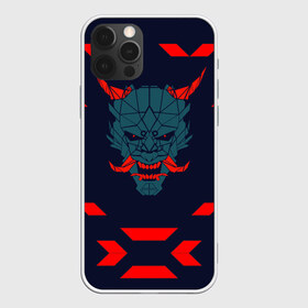 Чехол для iPhone 12 Pro Max с принтом демон они в Тюмени, Силикон |  | Тематика изображения на принте: демон | киберпанк | маска | они | самурай | хання | япония