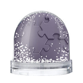 Снежный шар с принтом Puzzles в Тюмени, Пластик | Изображение внутри шара печатается на глянцевой фотобумаге с двух сторон | puzzles | геометрические пазлы | крупные пазлы | модные пазлы | пазл | пазлы