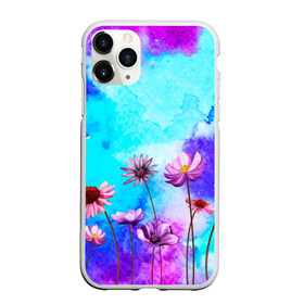 Чехол для iPhone 11 Pro матовый с принтом Цветов аромат в Тюмени, Силикон |  | flowers | акварельные | бабочки | бутоны | градиент | искусство | картины | краски | красочные | лепестки | лучшая | любимая | небеса | облака | пейзаж | подарок | поле | полевые | природа | растения