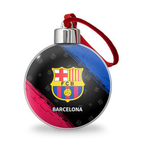 Ёлочный шар с принтом BARCELONA / БАРСЕЛОНА в Тюмени, Пластик | Диаметр: 77 мм | barca | barcelona | barsa | barselona | fcb | logo | messi | барса | барселона | знак | клуб | лого | логотип | логотипы | месси | символ | символы | футбол | футбольная | футбольный