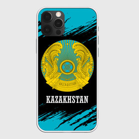 Чехол для iPhone 12 Pro Max с принтом KAZAKHSTAN КАЗАХСТАН в Тюмени, Силикон |  | flag | kazakhstan | qazaqstan | герб | захах | казахстан | кахахи | лого | нур султан | республика | символ | страна | флаг