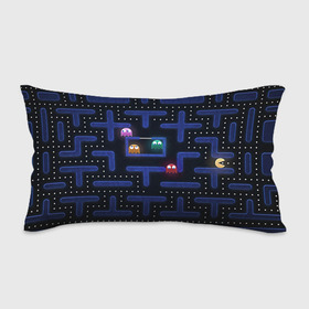 Подушка 3D антистресс с принтом Pacman в Тюмени, наволочка — 100% полиэстер, наполнитель — вспененный полистирол | состоит из подушки и наволочки на молнии | pac man | pacman | аркады | пакмэн