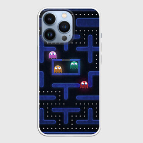 Чехол для iPhone 13 Pro с принтом Pacman в Тюмени,  |  | pac man | pacman | аркады | пакмэн